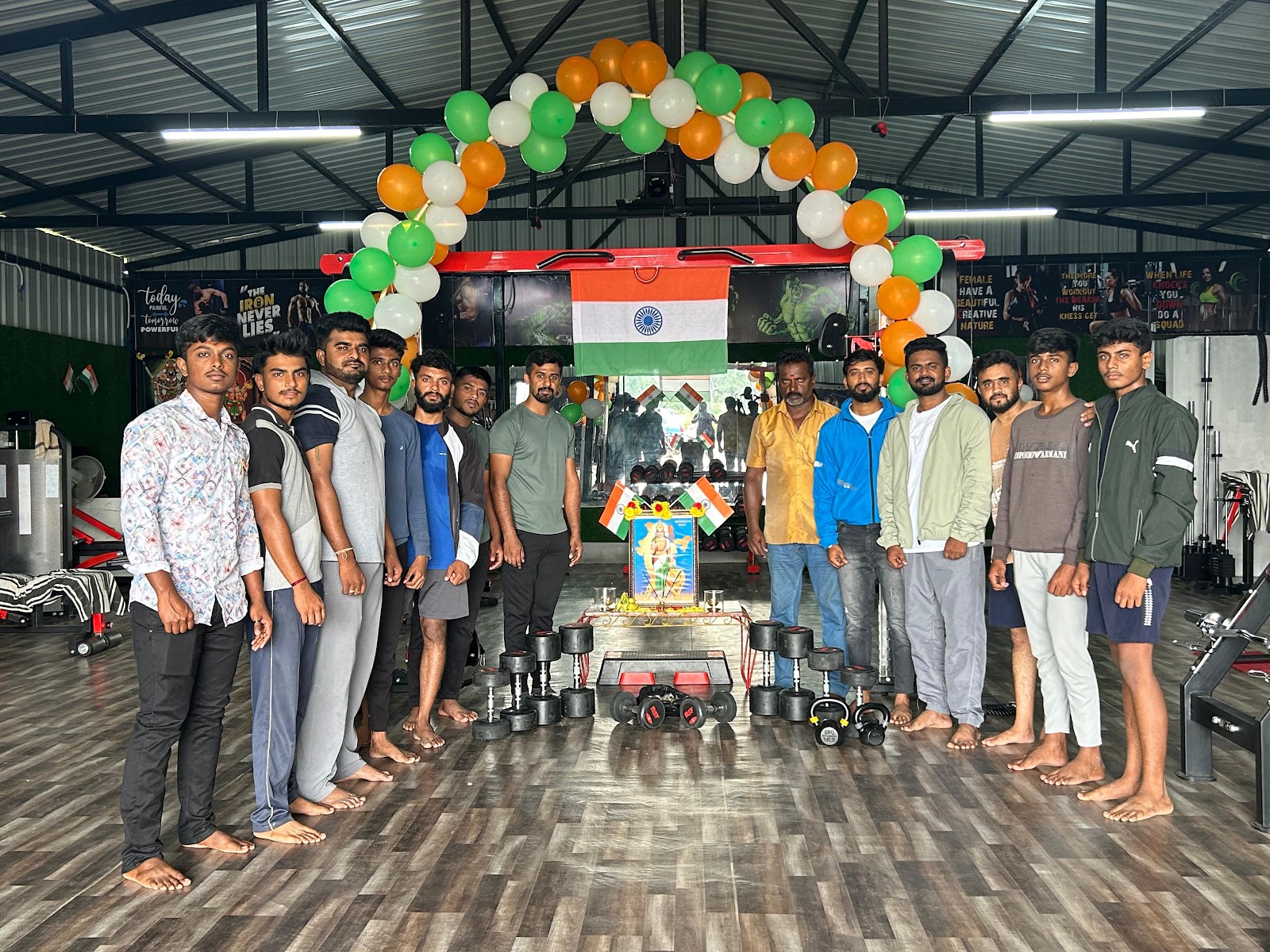 BRO FITNESS ZONE gym facility photo 3, main road, Keregodu, Karnataka 571446, India