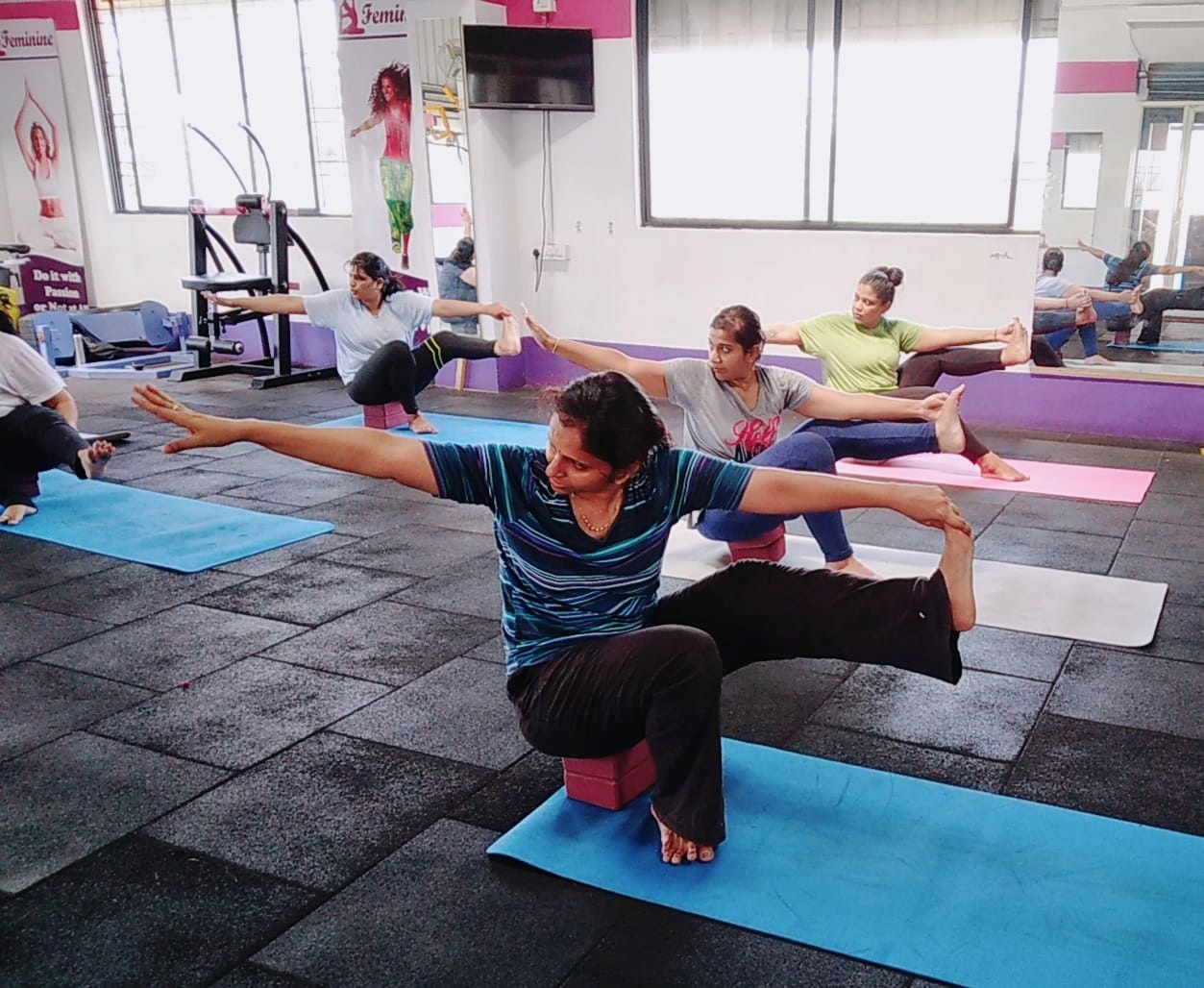 FEMININE WOMEN'S ONLY GYM gym facility photo 2, Vihara North gate, 4c-323, opposite to Jal Vayu, HRBR Layout 3rd Block, HRBR Layout, Kalyan Nagar, Bengaluru, Karnataka 560043, India