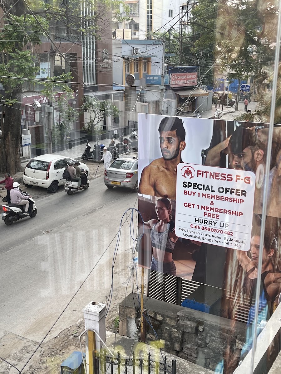 Fitness F-G gym facility photo 5, 45, Benson Cross Rd, Byadarahalli, Jayamahal, Bengaluru, Karnataka 560046, India