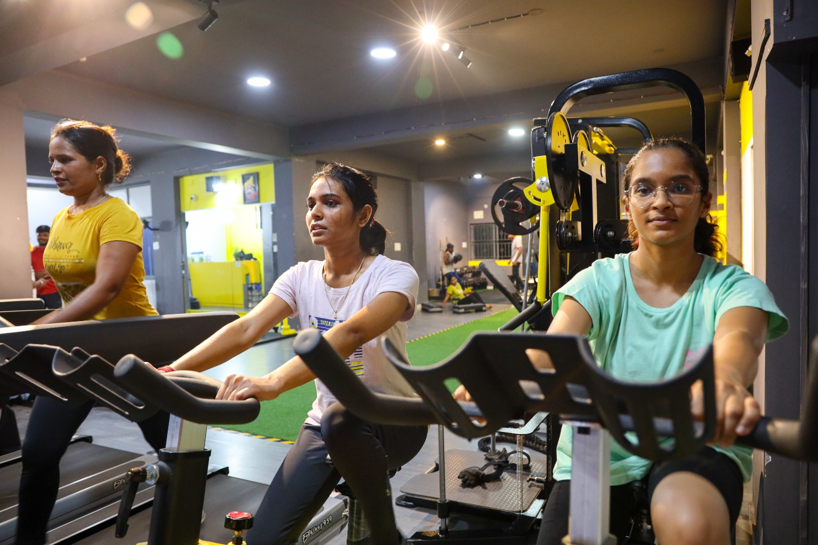 Xtreme fitness studio gym branch 2 gym facility photo 2, 112, 2nd floor, Muddinapalya Rd, opp. Vishal mart, Geology Layout, ITI Employees Layout, Mallathahalli, Bengaluru, Karnataka 560056, India